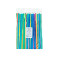 Трубочка, 5 х 240 мм, с изгибом, цветная, 250 шт/уп, AVIORA (1/46)