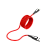Кабель HOCO X39 USB (m)-microUSB (m) 1.0м 2.4A ткань красный (1/33/330)