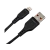 *Кабель GoPower GP01L USB (m)-Lightning (m) 1.0м 2.4A ПВХ черный (1/200/800) 
