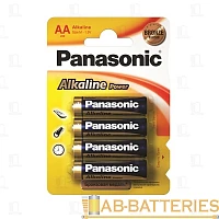 Батарейка Panasonic Power LR6 AA BL4 Alkaline 1.5V PR (4/48/240)