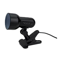 Светильник настольный Ultraflash UF-381 40W 230V E27 прищепка ЛОН черный (1/40)