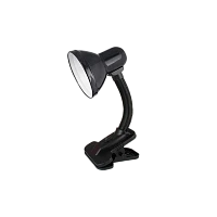 Светильник настольный Ultraflash UF-320P 60W 230V E27 прищепка черный (1/36)