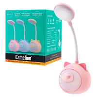 Ночник Camelion NL-274 "мишка розовый" LED 5W на основании с выключателем с кабелем microUSB (1/6/12