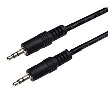 Кабель AUX Perfeo Jack 3.5mm (m)-Jack 3.5mm (m) 1м черный (1/100) 