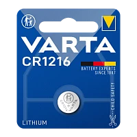 Батарейка Varta ELECTRONICS CR1216 BL1 Lithium 3V (6216) (1/10/100)