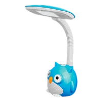 Светильник настольный Camelion KD-855 5W на основании 1.5м синий (1/12)