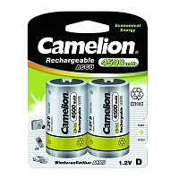Аккумулятор бытовой Camelion R20 D BL2 NI-CD 4500mAh (2/12/120)
