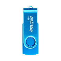 Флеш-накопитель Smartbuy Twist 4GB USB2.0 пластик синий