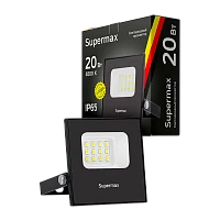 Прожектор светодиодный Supermax 20W IP65 6500К дневной (1/100)