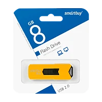 Флеш-накопитель Smartbuy Stream 8GB USB2.0 пластик желтый