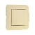 Выключатель Makel Light Lillium Natural 1-клав.10A пластик кремовый 55221 (1/12)