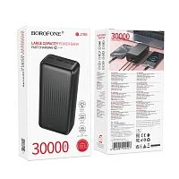 Внешний аккумулятор Borofone BJ78B 30000mAh 2.0A 2USB/Type-C/MicroUSB черный (1/30)