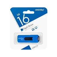 Флеш-накопитель Smartbuy Stream 16GB USB2.0 пластик синий