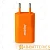Сетевое З/У Smartbuy SATELLITE Combo 1USB 1.0A с кабелем microUSB оранжевый (1/60)