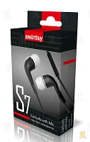 Наушники внутриканальные Smartbuy S7 с микр. черный в коробке (1/60) 