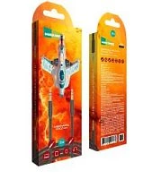 Кабель AUX MORE CHOICE UK24 Jack 3.5mm (m)-Jack 3.5mm (m) 2м нейлон черный (1/20/200)