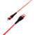 Кабель Borofone BX32 USB (m)-microUSB (m) 1.0м 2.4A нейлон красный (1/360)
