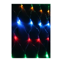 Гирлянда Космос 320LED 2.3х2.1м лампочки сетка 8 режимов ассорти (1/40) 