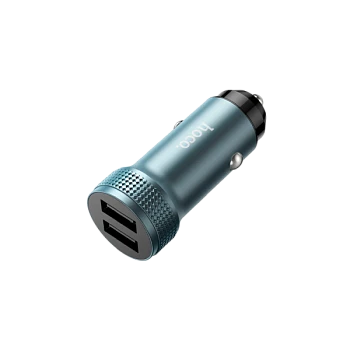 Автомобильное З/У HOCO Z49 2USB 2.4A серый (1/13/130)