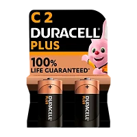 Батарейка Duracell Plus LR14 C BL2 Alkaline 1.5V (2/20/10120)