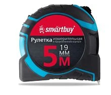 Рулетка измерительная Smartbuy Tools 5м*19мм пластик прорезиненная