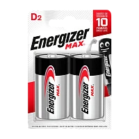 Батарейка Energizer MAX LR20 D BL2 Alkaline 1.5V (2/12)