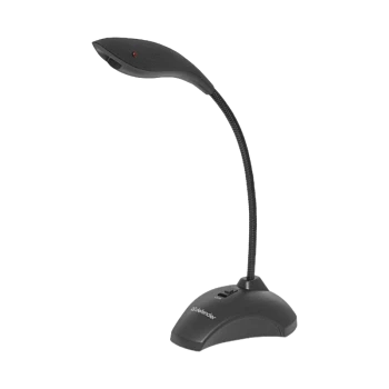 Микрофон Defender MIC-115 конденсаторный 38 дБ 1.7м черный (1/50) 