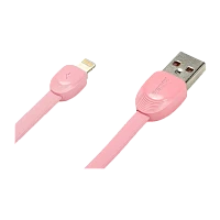 Кабель Remax RC-040I Shell USB (m)-Lightning (m) 1м 2.1A розовый (1/35)