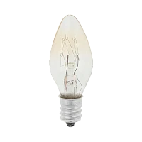 Лампа накаливания Oshan Е12 7W 220-240V свеча для ночников прозрачная (1/50)