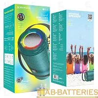 Портативная колонка Borofone BR13 bluetooth 5.0 microSD бирюзовый (1/25) 