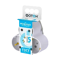 Разветвитель Фотон АМ 16-3Е 3р.С/З 16A белый (1/20/120)