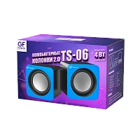 Колонки GFPower TS-06 4W синий (1/100)
