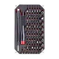 Отвертка Smartbuy Tools с набором насадок 66 предметов CR-V (1/18)