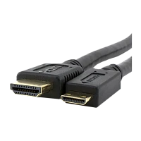 Кабель Smartbuy К-310 HDMI (m)-miniHDMI (m) 1м силикон ver.1.4 черный (1/180)