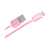 Кабель HOCO X2 USB (m)-microUSB (m) 1.0м 2.1A нейлон розовое золото (1/30/300)