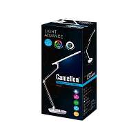 Светильник настольный Camelion KD-842 13W 230V 1LED на основании сенс. рег.ярк./цвета белый (1/4)