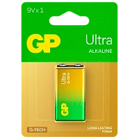 Батарейка GP ULTRA G-Tech Крона 6LR61 BL1 Alkaline 9V (1/10/200)