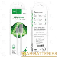 Кабель HOCO X66 USB (m)-Lightning (m) 1м 2.4A TPE белый (1/31/310)