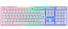 Клавиатура проводная Defender GK-172 white игровая USB 1.5м (1/20)