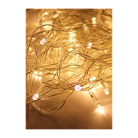 Гирлянда Космос 120LED 12.8м лампочки нить 8 режимов белый (1/50)