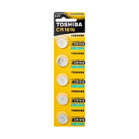 Батарейка Toshiba CR1616 BL5 Lithium 3V (5/100)