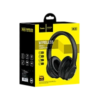 Наушники полноразмерные HOCO W28 bluetooth 5.0 с микр. microSD черный (1/30)