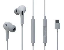 Наушники внутриканальные MORE CHOICE G29a с микр. регулировка громкости Type-C белый (1/31/310)