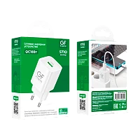 Сетевое З/У GFPower S71Q-UM 1USB 18W QC3.0 с кабелем microUSB белый (1/30/180)