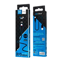 Кабель GFPower 17M USB (m)-microUSB (m) 1м 2.4A ПВХ черный (1/648)