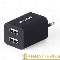 Сетевое З/У Smartbuy TRAVELER 2USB 2.0A серый (1/60)