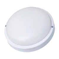 Светильник влагозащищенный Ultraflash LBF-0301S 12W 220V LED IP65 с датчиком движения 140мм белый (1