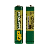 Батарейка GP Supercell R03 AAA Shrink 2 Heavy Duty 1.5V (2/40)