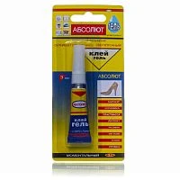 Супер-клей Абсолют ГЕЛЬ 3г универсальный BL12 (12/288)