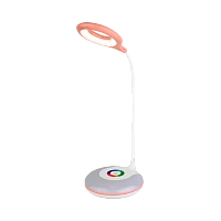 Светильник настольный Ultraflash UF-752 6W на основании сенс. 3 ур.ярк. розовый (1/20)